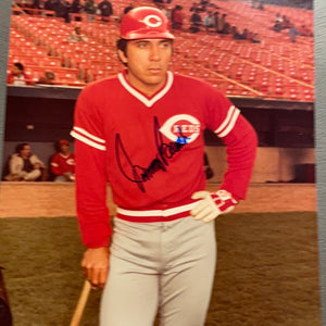 Johnny Bench autographed 8x10 color photo