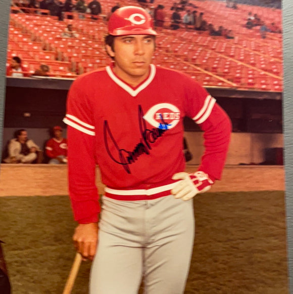 Johnny Bench autographed 8x10 color photo
