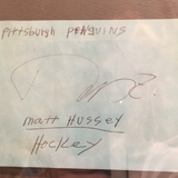 Sidney Crosby autographed album page PSA/DNA encapsulated