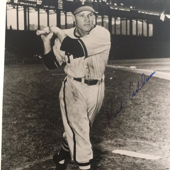Richie Ashburn autographed 8x10 BxW photo