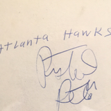 Pistol Pete Maravich autographed album page PSA/DNA encapsulated