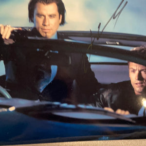 John Travolta autographed 8x10 color photo in person autograph JSA
