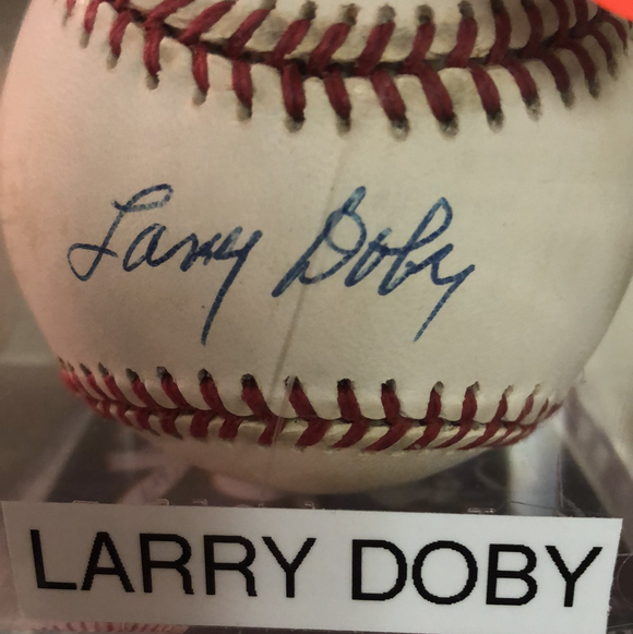 Larry Doby autographed National League baseball JSA - LW Sports