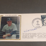 Walter Alston autographed Renata Galasso envelope