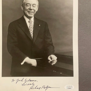 Richard Rodgers autographed 8x10 BxW photo personalized JSA certified