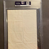Mickey Mantle handwritten notes on his stationary PSA/DNA encapsulated