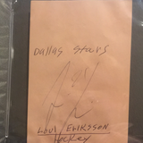Mike Modano autographed album page PSA/DNA encapsulated