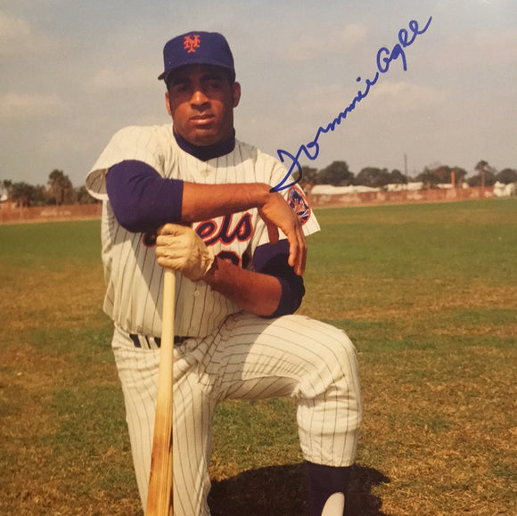 Tommie Agee autographed 8x10 color photo obtained in person
