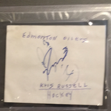 Connor McDavid autographed album page PSA/DNA encapsulated