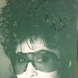 Yoko Ono autographed 4x6 BxW photo dated 1987 JSA certified