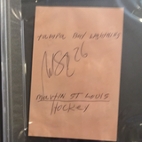 Vincent Lecavalier autographed album page PSA/DNA encapsulated