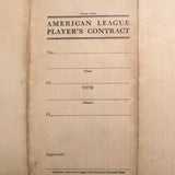 1944 William Wood players contract autographed by Wood and Connie Mack.  Full JSA letter