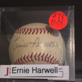 Ernie Harwell autographed Official League Baseball JSA cey