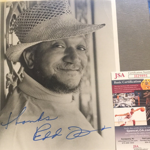 Red Foxx autographed 8x10 BxW photo JSA certified