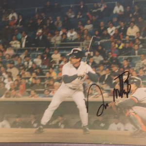 Don Mattingly autographed 8x10 color photo