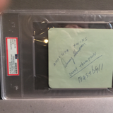 Danny Thompson autographed album page PSA/DNA encapsulated