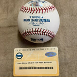 Stan Musial autographed HOF 69 MLBall Steiner