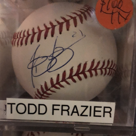 Todd Frazier autographed MLBall - LW Sports