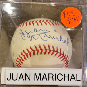 Juan Marichal autographed MLB Baseball JSA