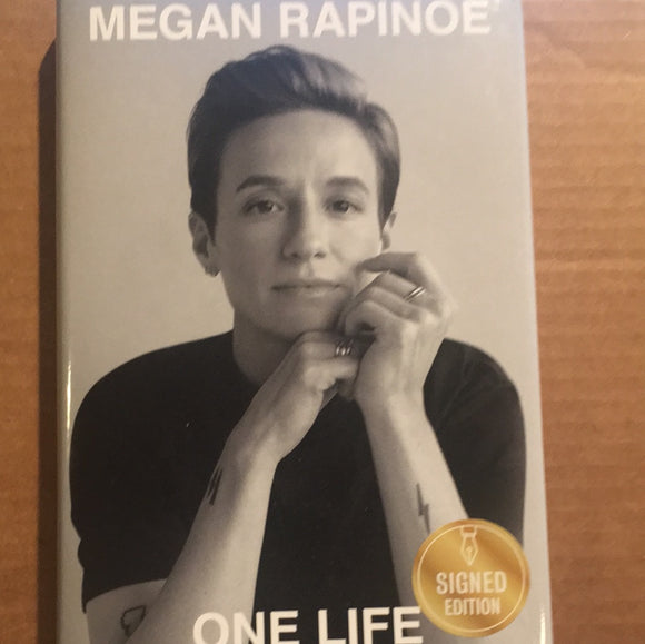 One Life by Megan Rapinoe autographed book JSA certified