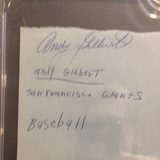 Willie Mays autographed album page PSA/DNA encapsulated