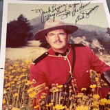 Dick Simmons autographed 5x7 color photo personalized Sgt. Preston JSA certified
