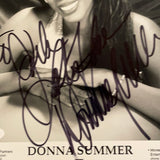 Donna Summer autographed 8x10 BxW photo personalized JSA certified