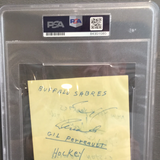 Elston Howard autographed album page PSA/DNA encapsulated