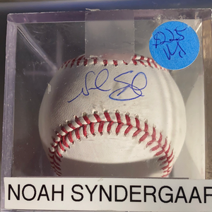 Noah Syndergaard autographed MLB Baseball Steiner