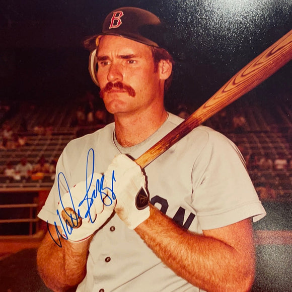 Wade Boggs autographed 8x10 color photo