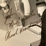 Chuck Scarborough autographed 8x10 BxW photo personalized JSA certified