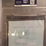 Mike Miley autographed  very rare album page PSA/DNA