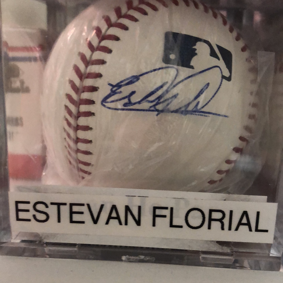 Estevan Florial autographed MLBall JSA - LW Sports