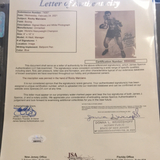 Rocky Marciano autographed 8x10 BxW photo JSA certified