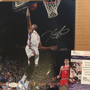 Kevin Durant autographed 8x10 color photo JSA