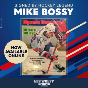 Mike Bossy autographed 5/14/84 Sports Illustrated Steiner