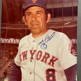 Yogi Berra autographed 8x10 color photo