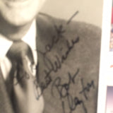 Bob Clayton autographed 8x10 BxW photo JSA certified