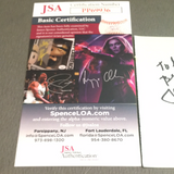 Warren Zevon autographed album page JSA certified