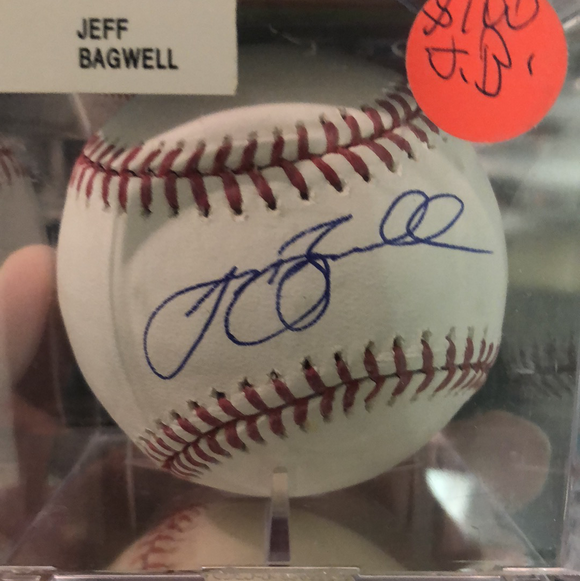 Jeff Bagwell autographed MLBall - LW Sports