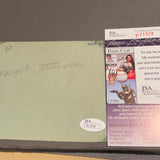 Margaret Truman autographed album page JSA
