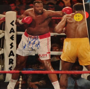 Larry Holmes Autographed 8x10