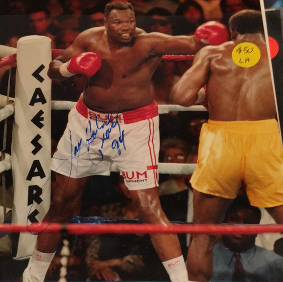Larry Holmes Autographed 8x10