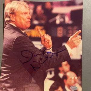 Don Nelson autographed 8x10 color photo Altman letter