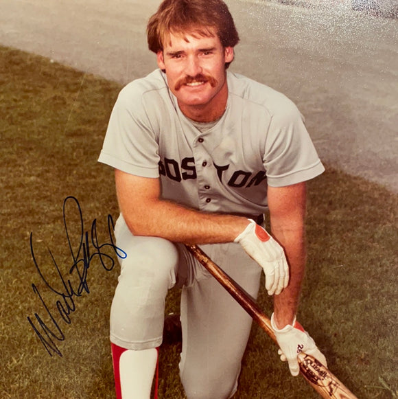 Wade Boggs autographed 8x10 color photo