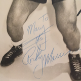 Rocky Marciano autographed 8x10 BxW photo JSA certified