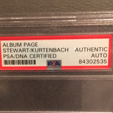 Ron Stewart autographed album page PSA/DNA autographed