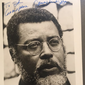 James Earl Jones autographed 8x10 BxW photo personalized JSA certified