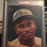 Roberto Clemente autographed 8 x 10 color magazine page. Gem mint perfect 10 autograph psa Dna in capsulated