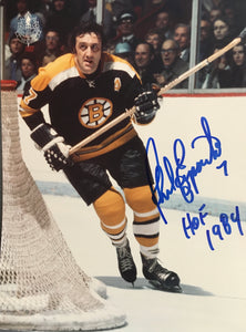 Phil Esposito autographed 8x10 color photo obtained in person